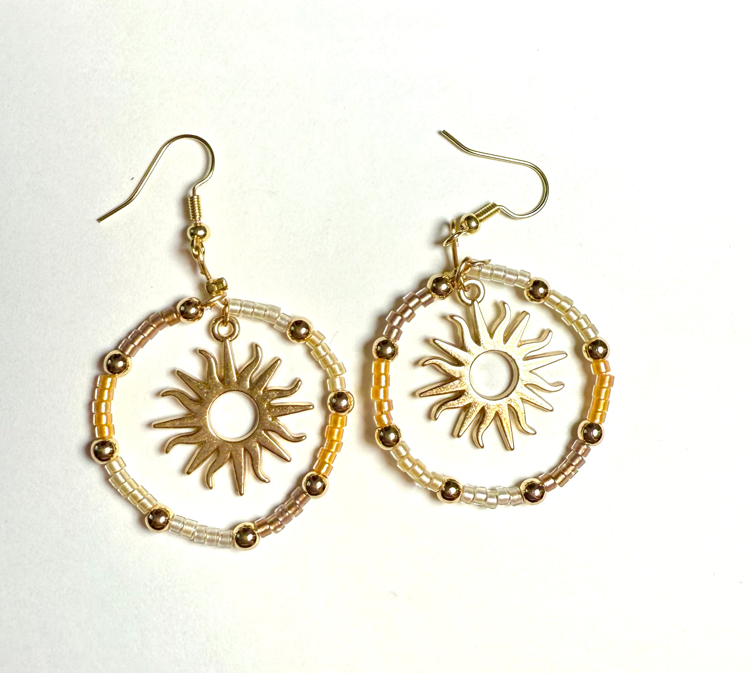 Golden Sun Earrings