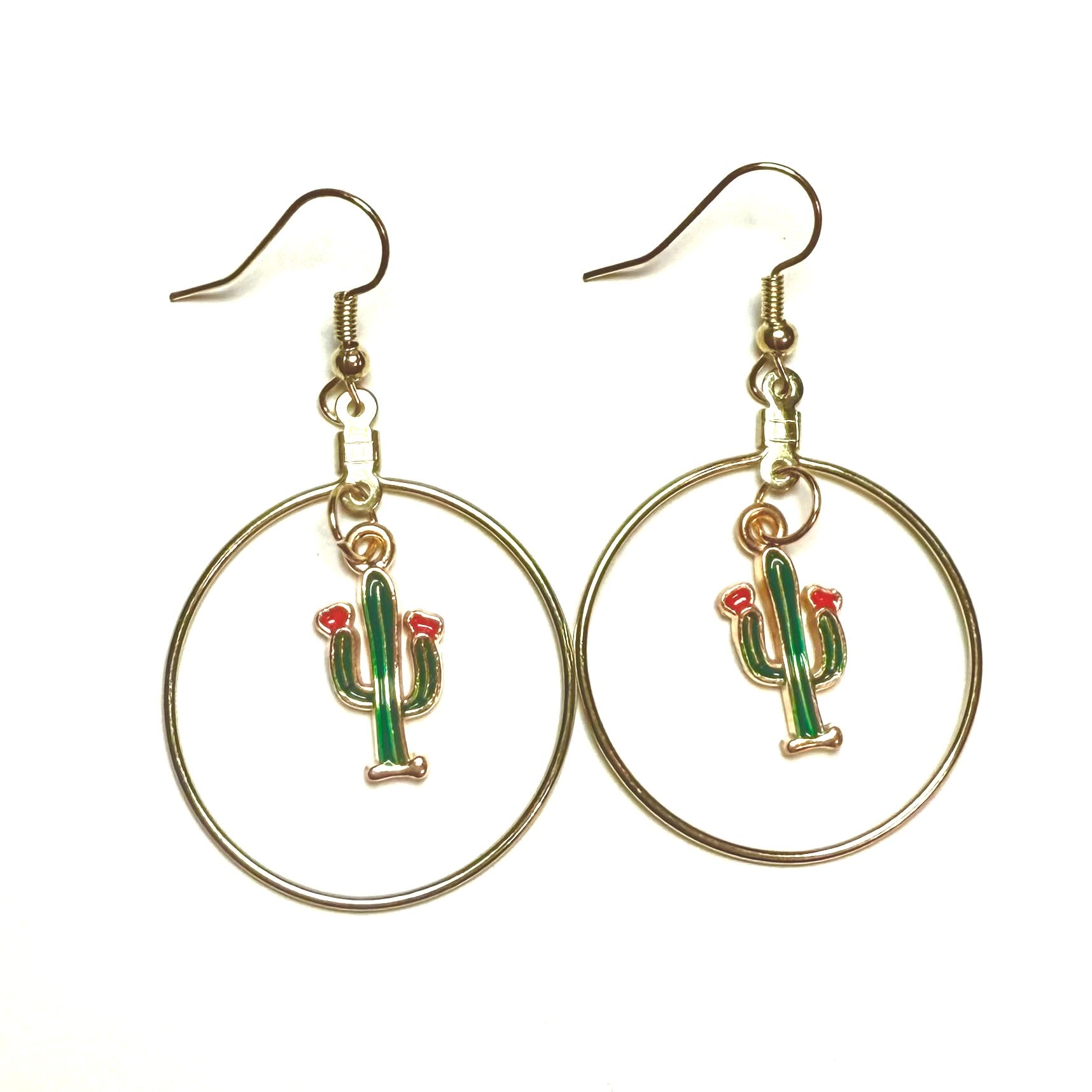 Cactus blossom earrings