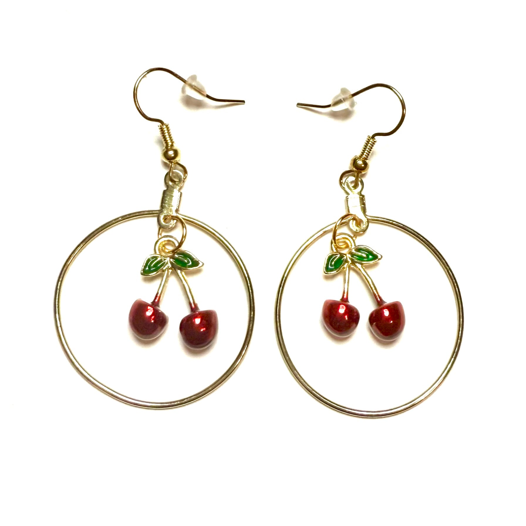 Cherry bomb earrings
